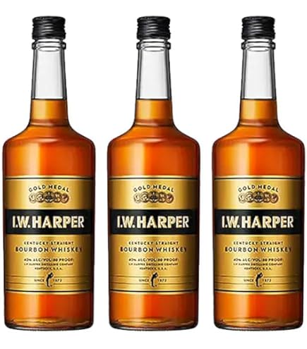 Amazon.co.jp: 麒麟麦酒 IWハーパー ゴールドメダル 40度 700ml [並行